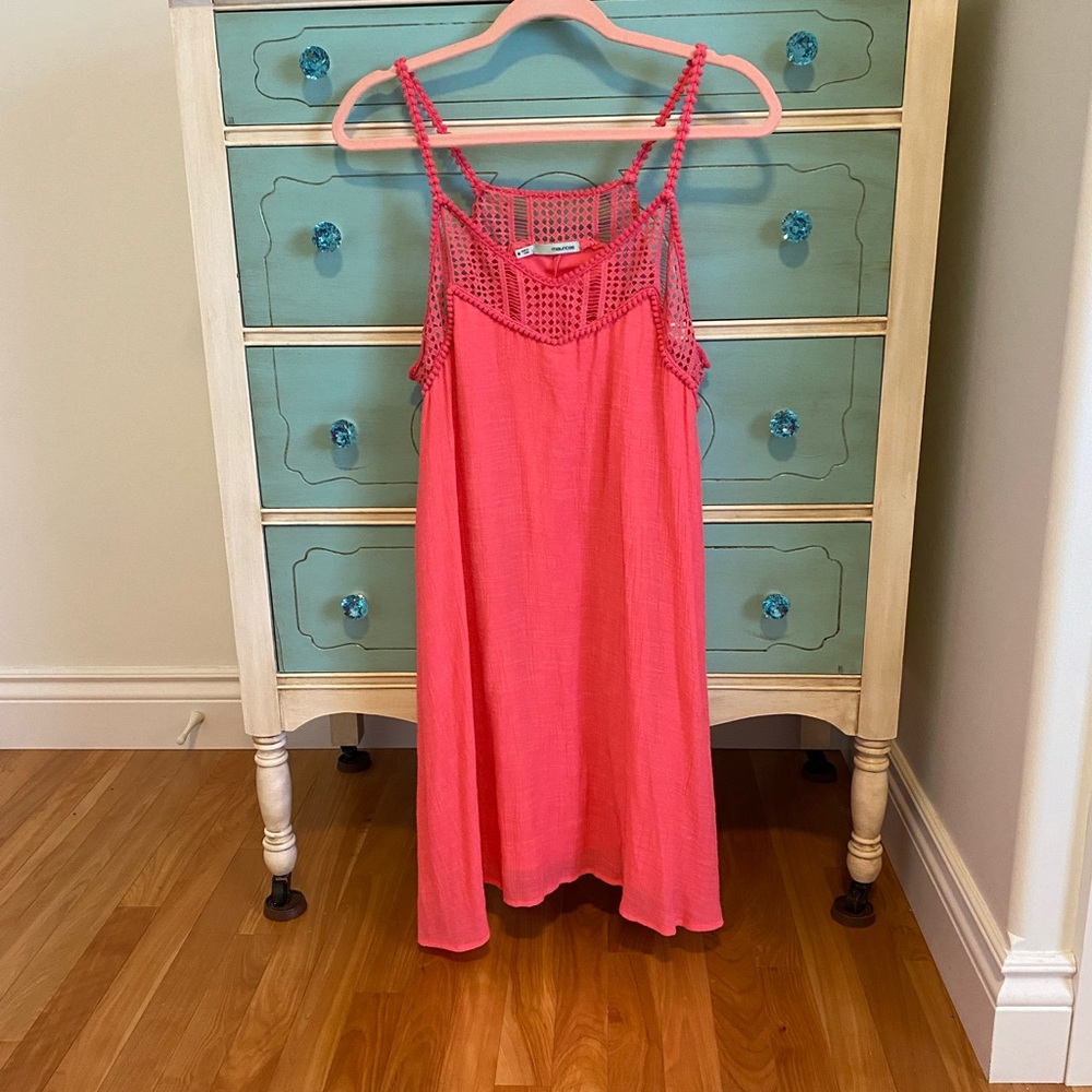 Coral mini sundress size medium.